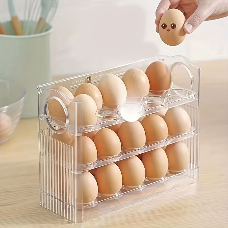 30X GRIDS 3 LAYERS EGGS ORGANIZER