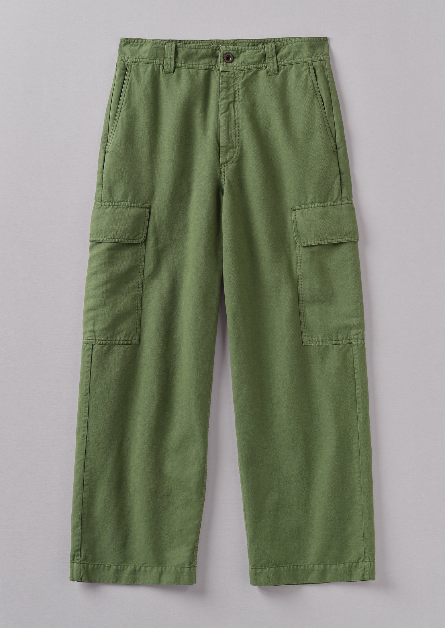 Patch Pocket Wide Leg Trousers | Propagator Green