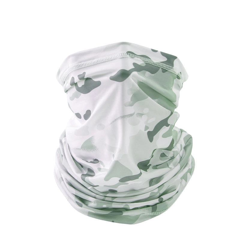 Unisex Basic Minimalist Solid Color Camouflage Spandex Cycling Mask 1 Piece