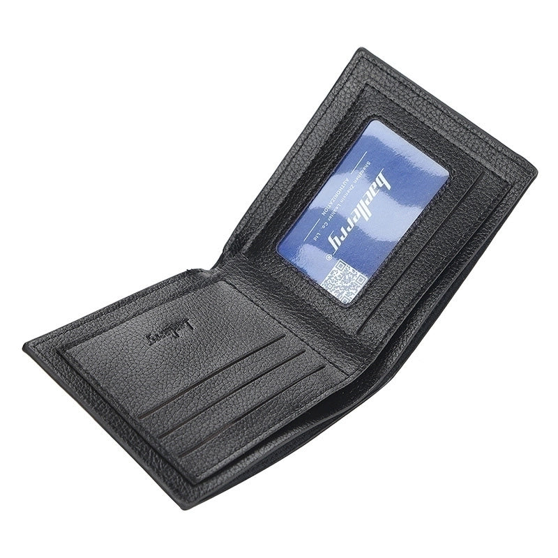 Basic Solid Color Square Flip Cover Small Wallet