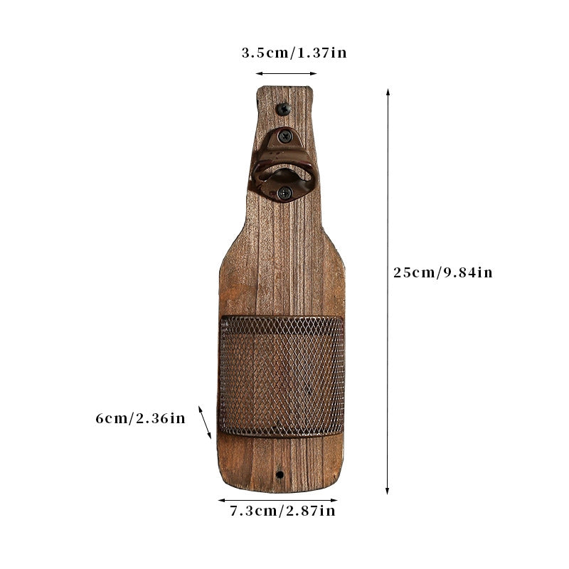 Retro Solid Color Wood Can Openers 1 Piece