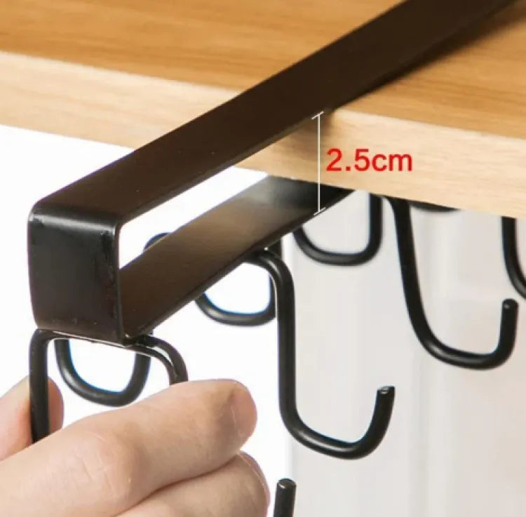 DOUBLE HANGING CUP MUG HOLDER