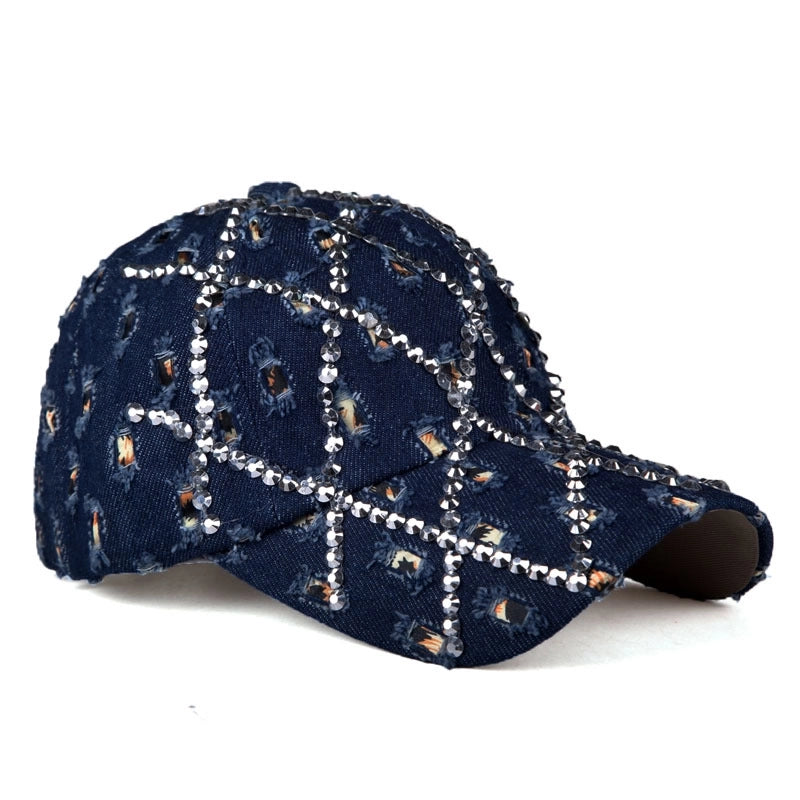 Women's Retro Solid Color Curved Eaves Baseball Cap