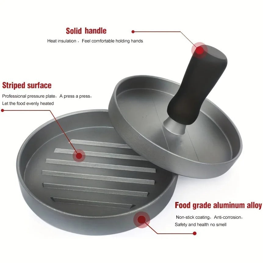 Non-stick Stainless Steel Burger Patty Press Maker Molder