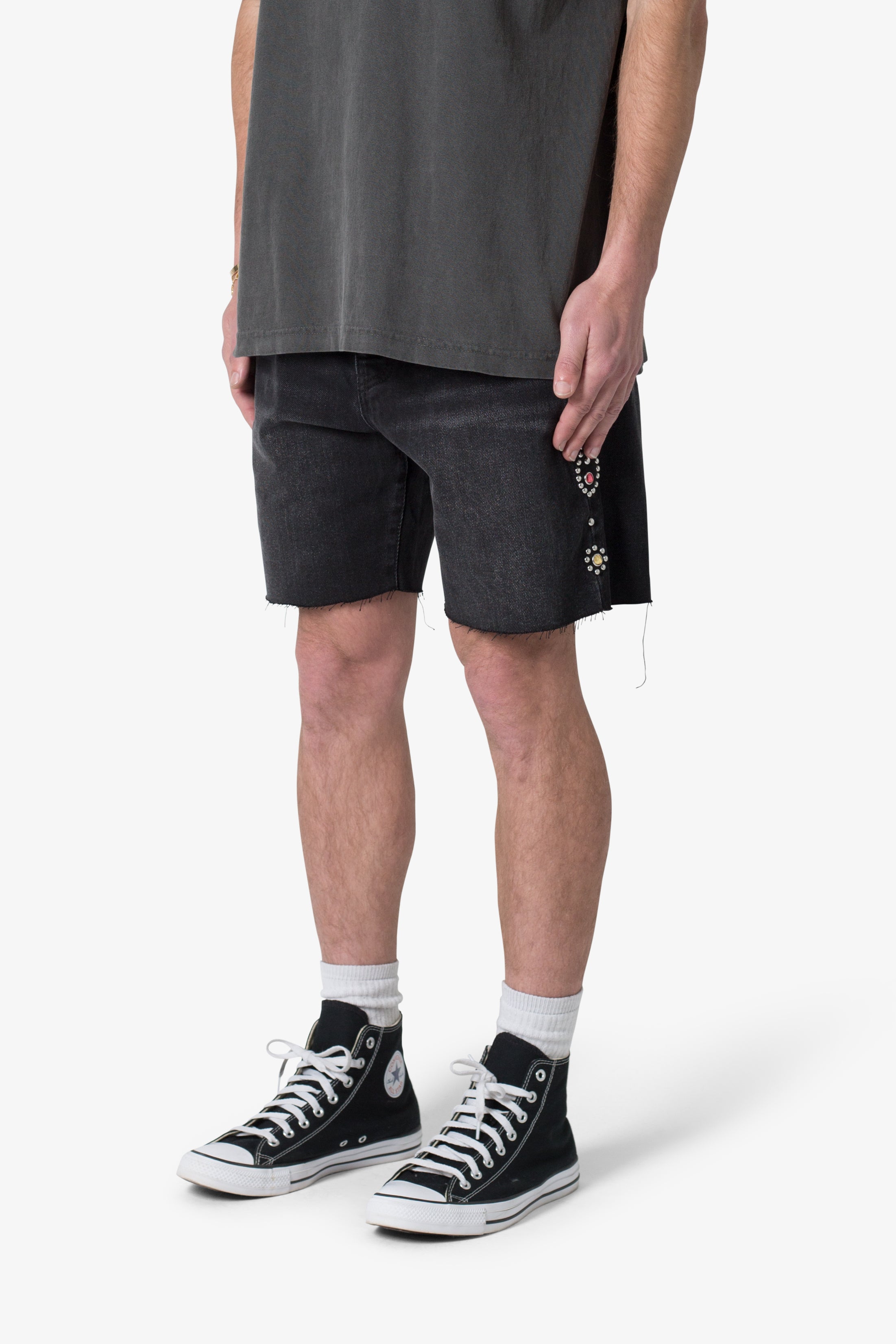 Mojave Denim Shorts - Black