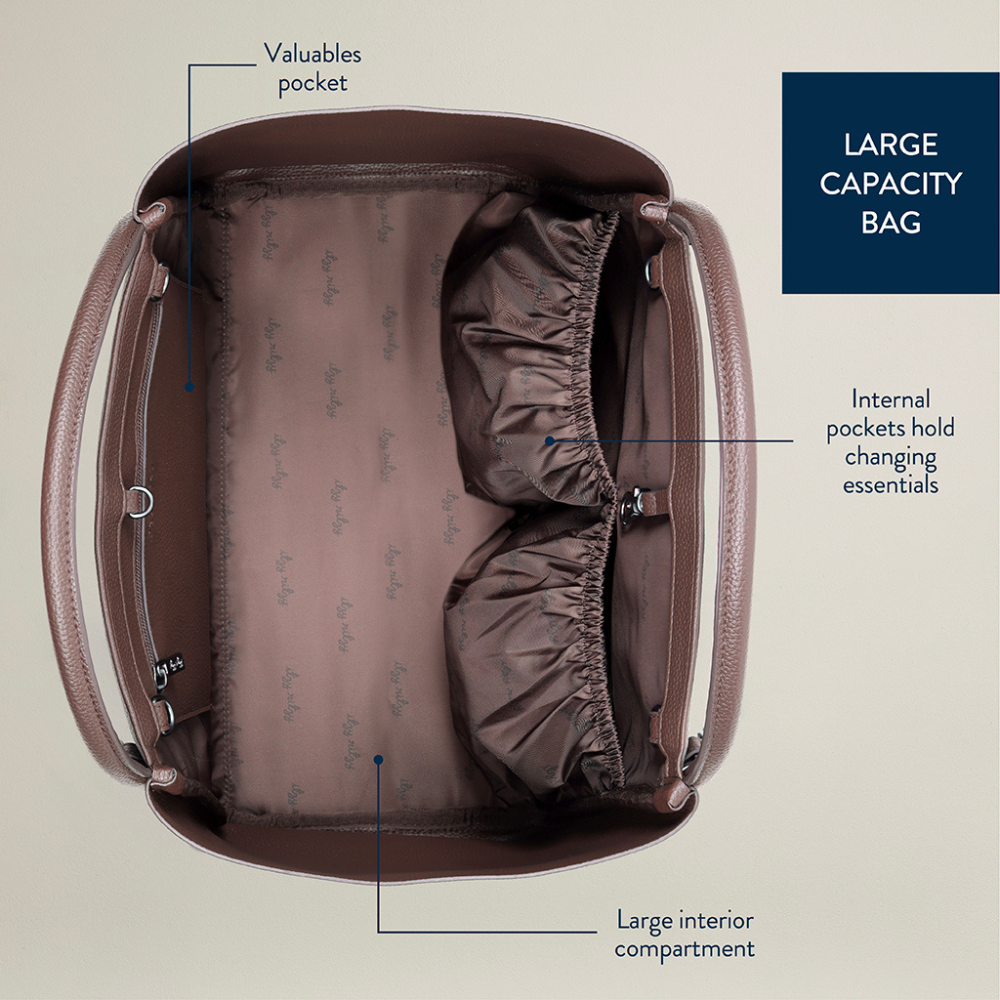 Limited Edition Espresso Boss Tote Diaper Bag