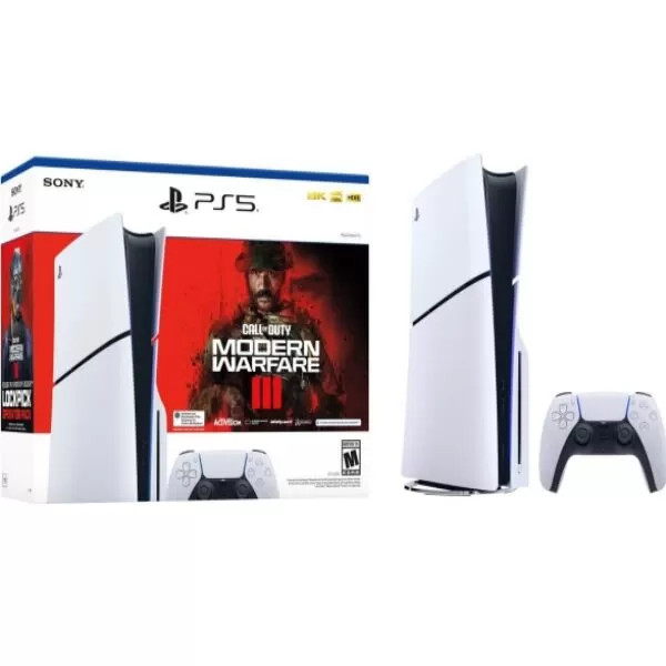 Call of Duty Modern Warfare III Bundle (model group – slim) - White- PlayStation 5 Console