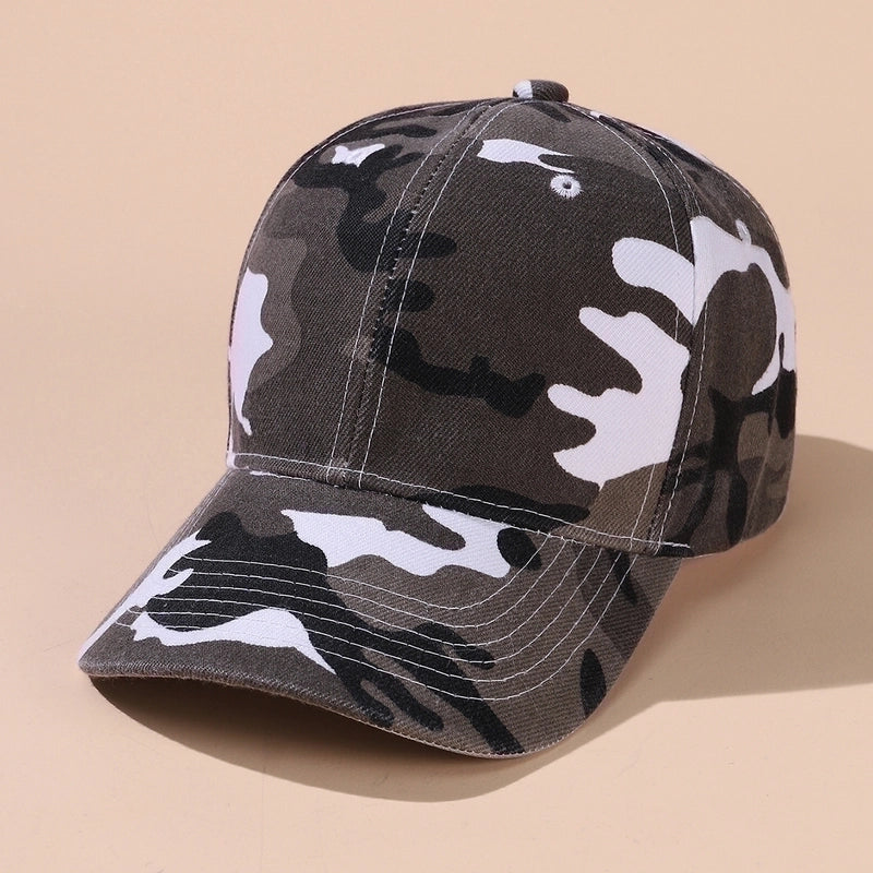Unisex Minimalist Camouflage Curved Eaves Baseball Cap