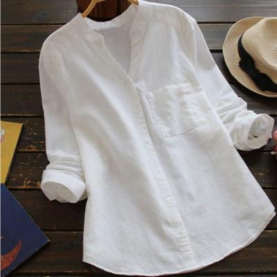 Linen Cotton Casual Loose Shirt-Buy 3 Free Shipping and Get 8% OFF