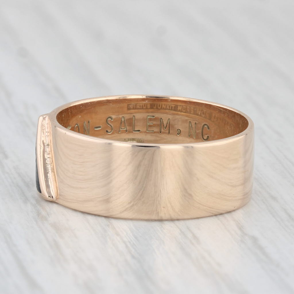Masonic 14th Degree Scottish Rite Yod Ring 10k Rose Gold Size 9.5 Signet
