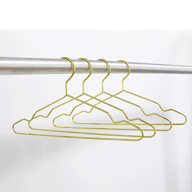 Pet Clothing Hangers - Gold (10pk) 2 Sizes