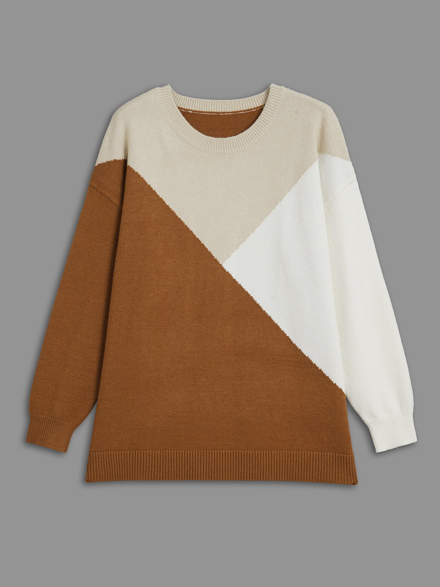 Supersoft Essentials Color Block Crew Neck Pullover