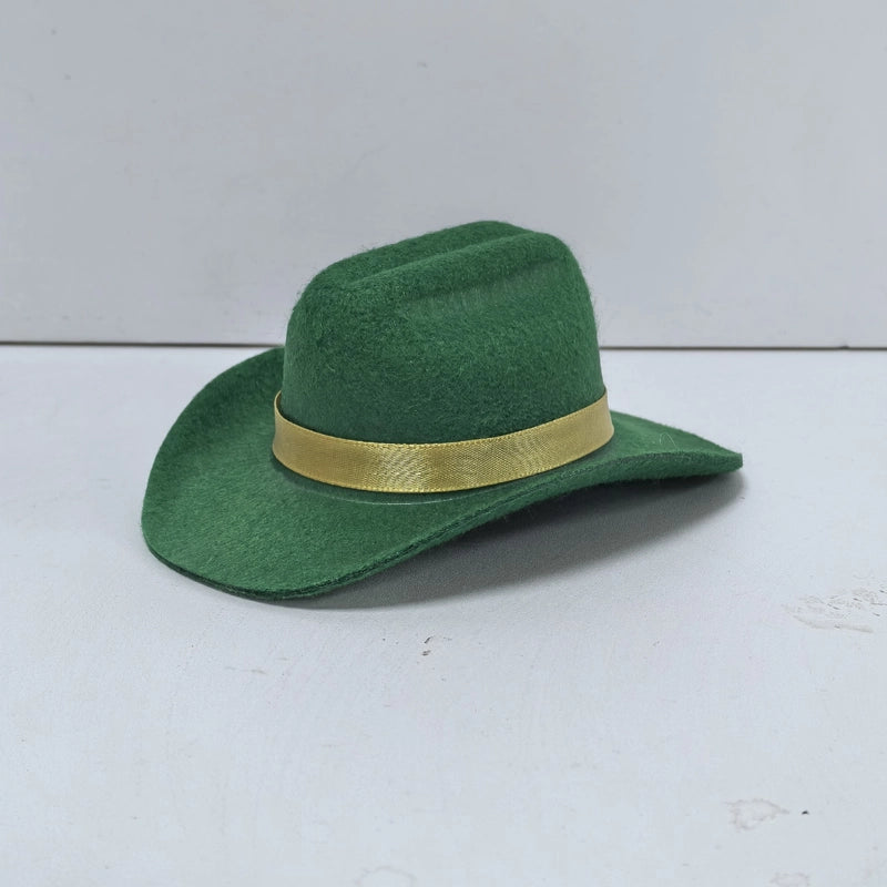 Cowboy Style Nonwoven Solid Color Pet Hat