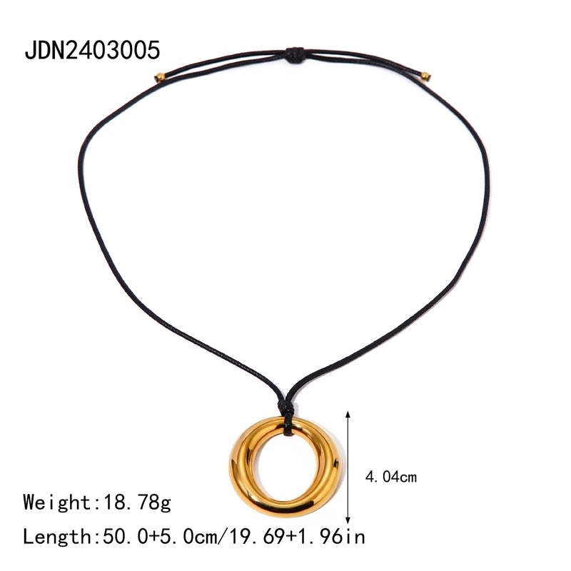 Vacation Minimalist Heart Shape 304 Stainless Steel Zircon 18K Gold Plated Plating Earrings Necklace