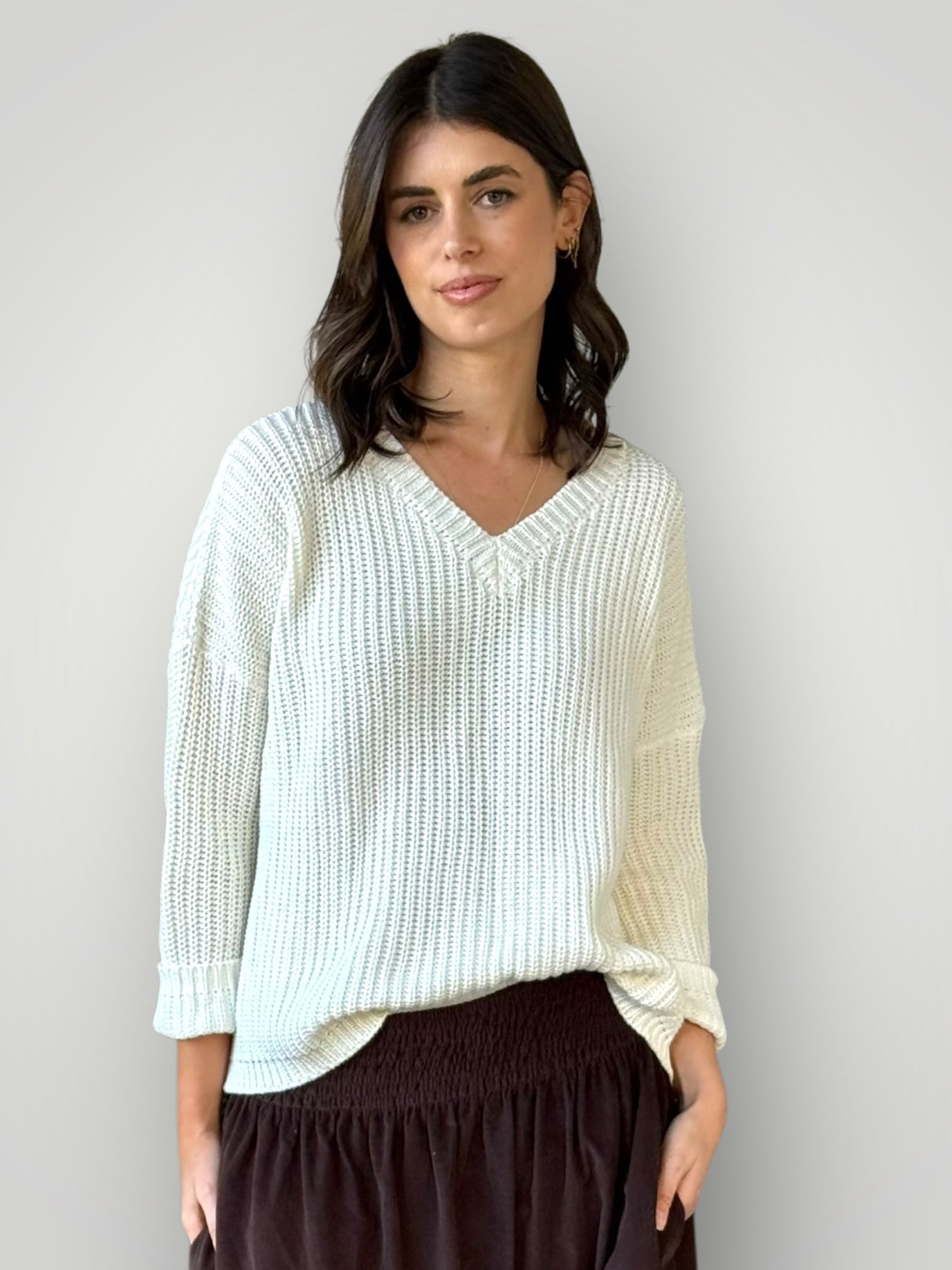 jasper knit-warm white cotton