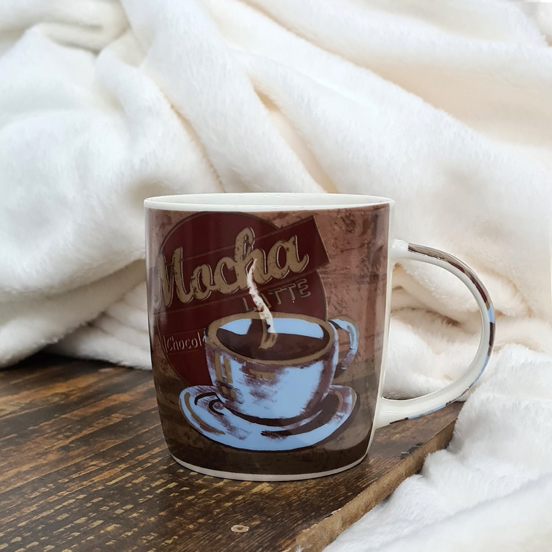 Brown Coffee Porcelain Mugs
