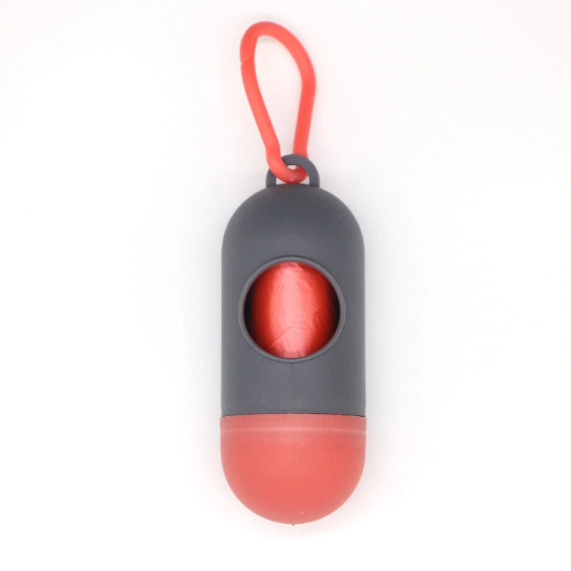 5 Pieces Minimalist Classic Style Plastic Solid Color Pet Garbage Bag