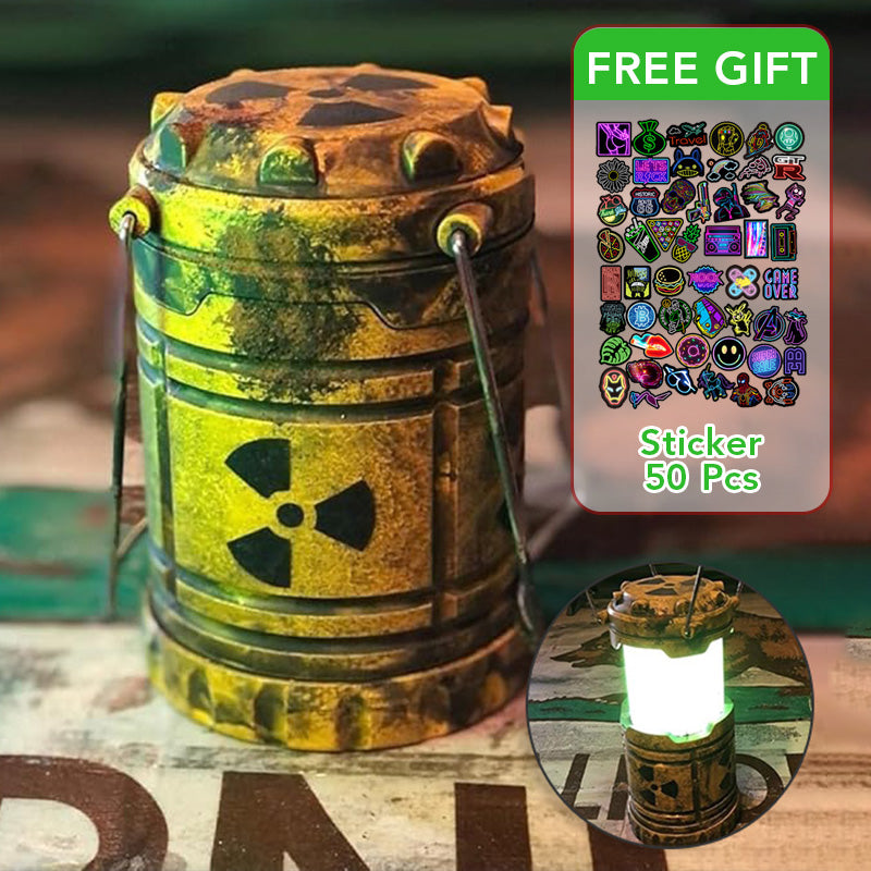 Nuclear Reactor Lantern Night Light  Industrial Sci-Fi Aesthetic