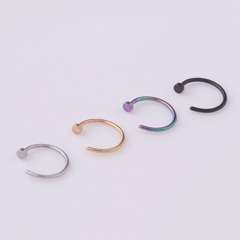 Ear Cartilage Rings & Studs Fashion Geometric 316L Stainless Steel  Plating