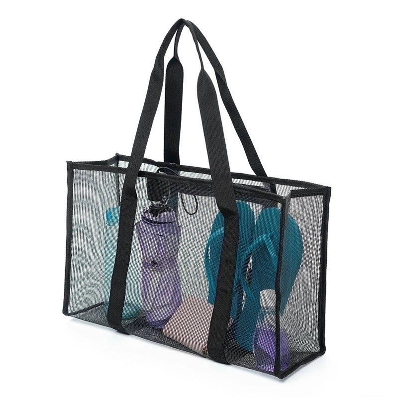 Women's Medium Polyester Solid Color Streetwear Open Wash Bag
