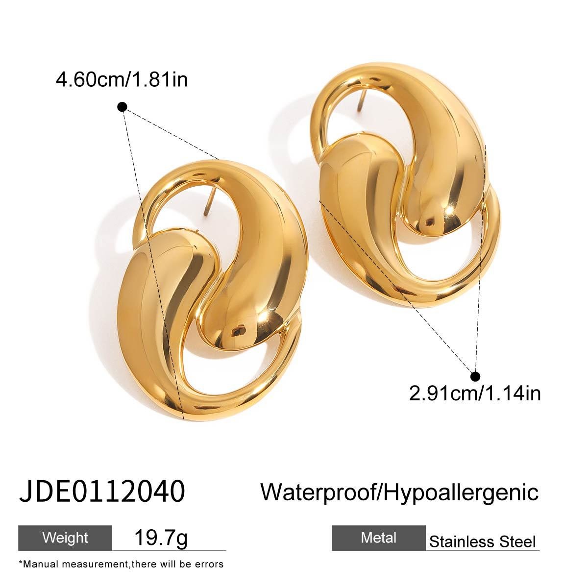 Titanium Steel Earrings Stainless Steel Earrings