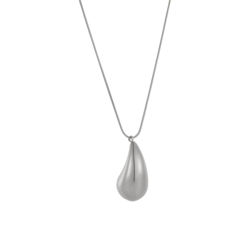 Titanium Steel 18K Gold Plated Basic Modern Style Plating Solid Color Pendant Necklace