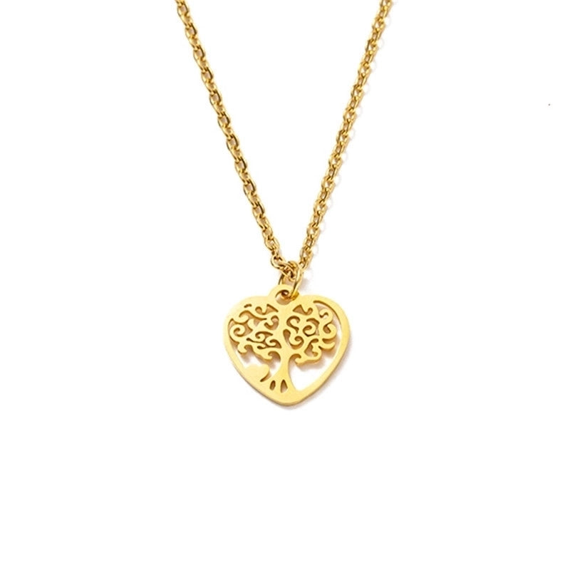 Fashion Heart Stainless Steel Necklace