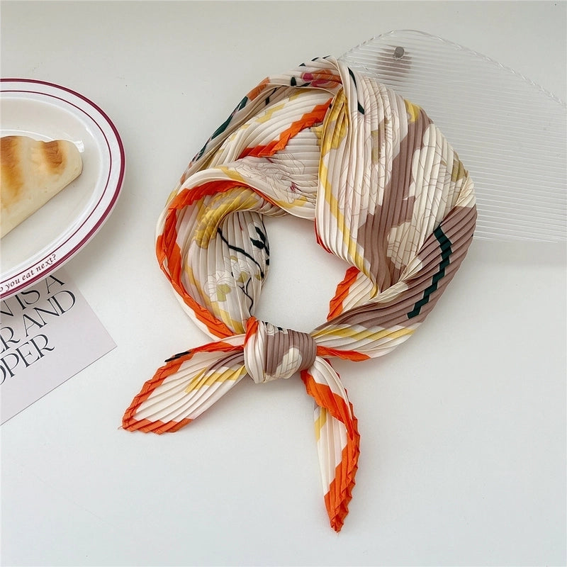 Women's Casual Minimalist Flower Polyester Printing Scarf