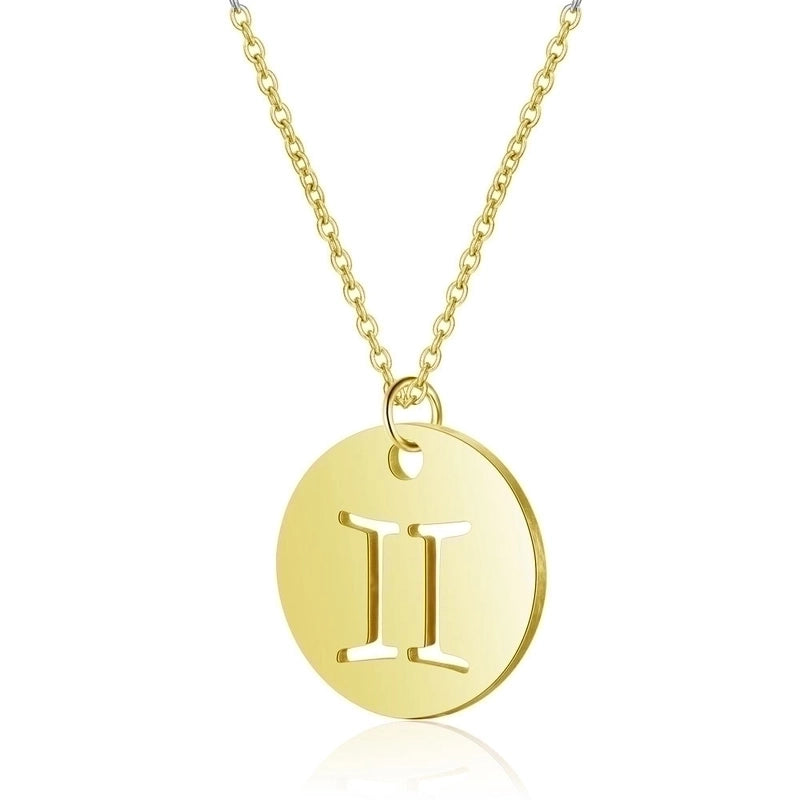 Minimalist Constellation 201 Stainless Steel 18K Gold Plated Polishing Pendant Necklace