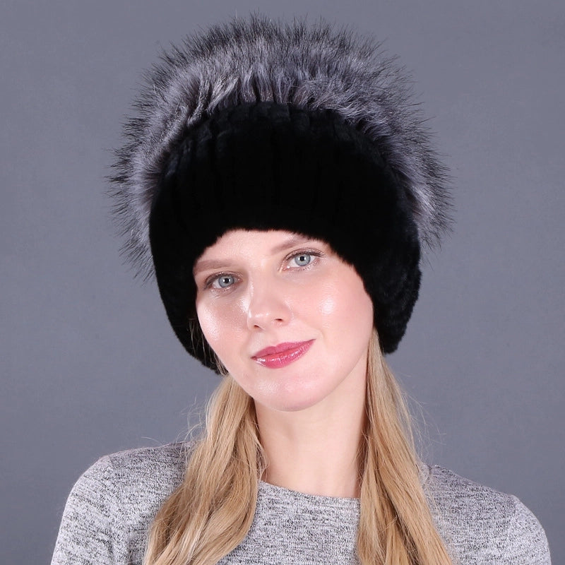 Women's Basic Solid Color Eaveless Wool Cap
