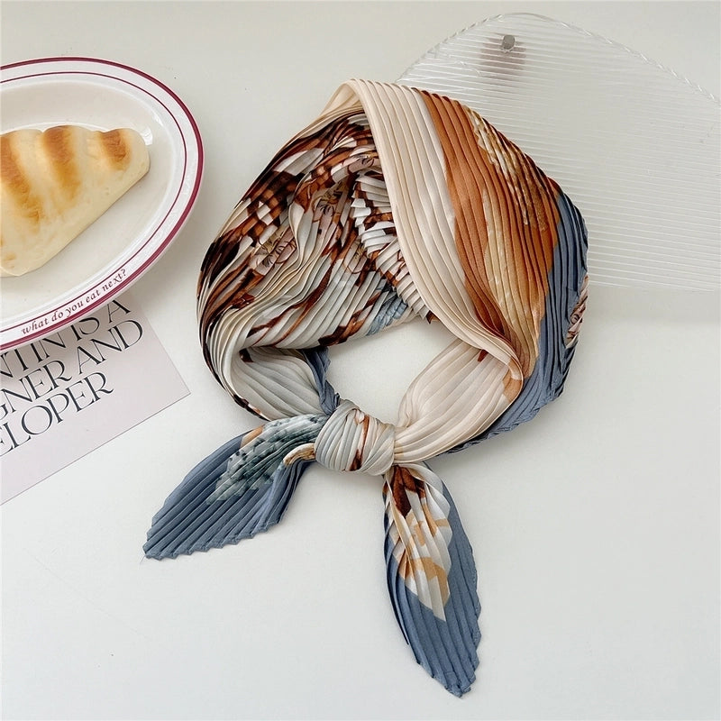 Women's Casual Minimalist Flower Polyester Printing Scarf