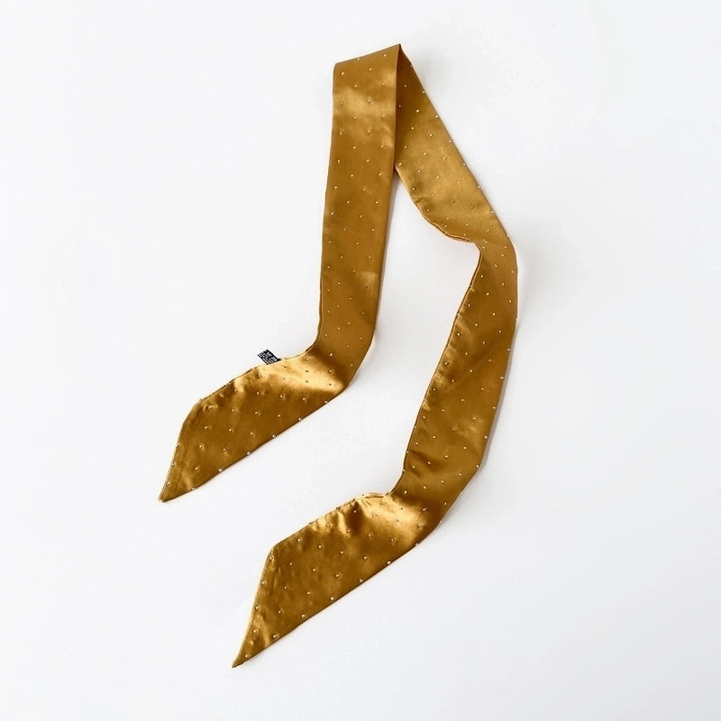 Women's Basic Solid Color Satin Silk Scarf