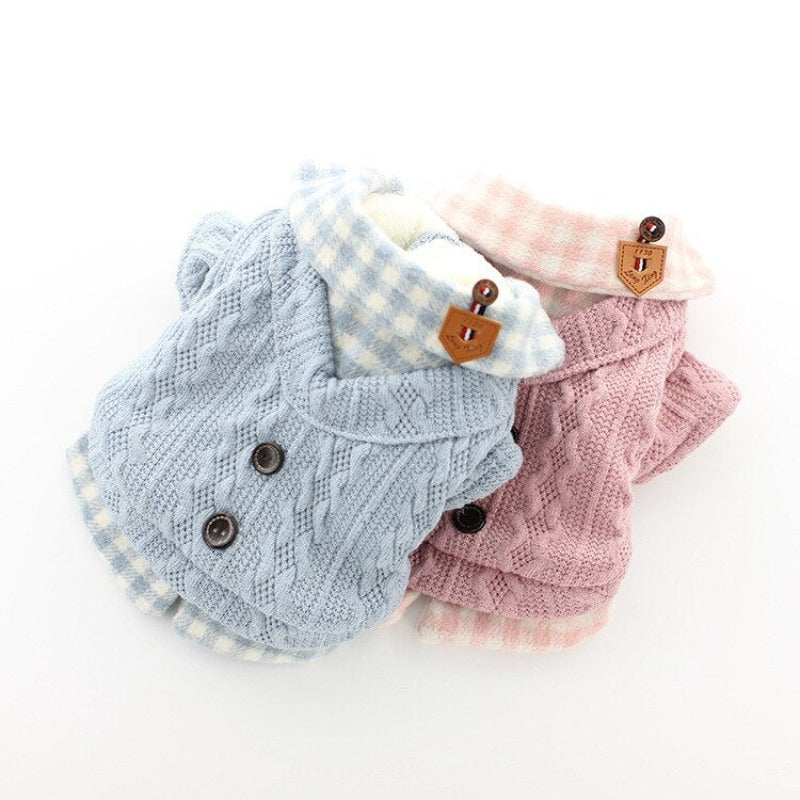 Autumn Warm Dog Sweater for Small Dogs