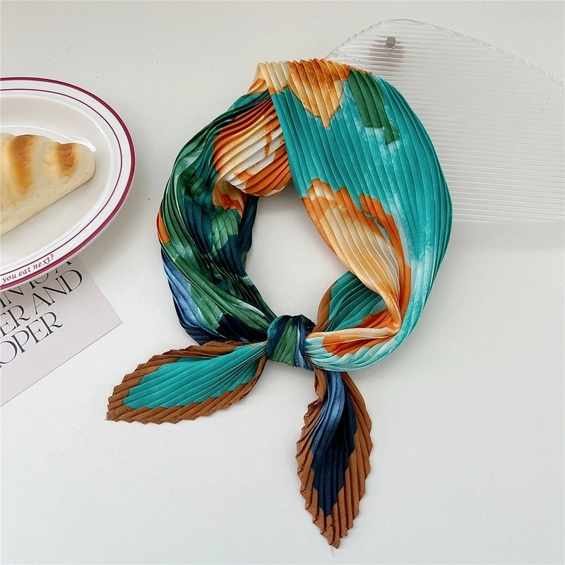 Women's Casual Minimalist Flower Polyester Printing Scarf