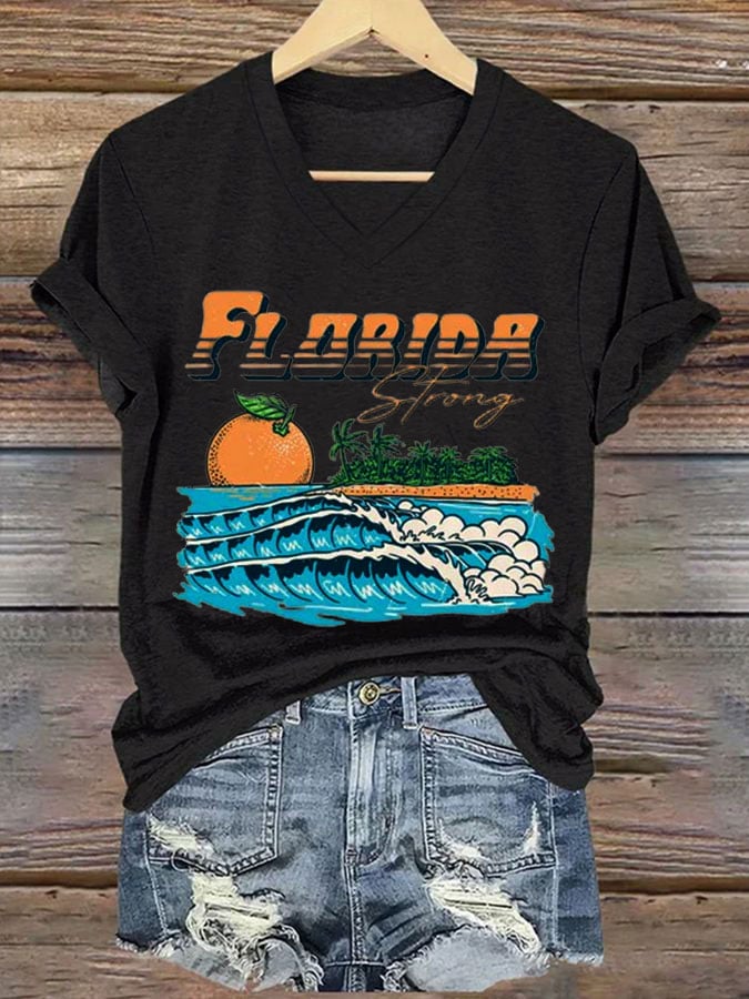 Women's Florida Strong Print T-Shirt