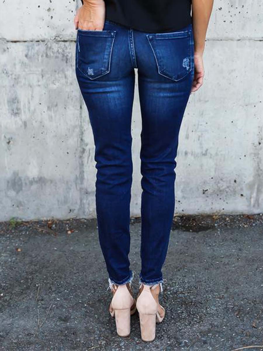 Stretch Blue Jeans