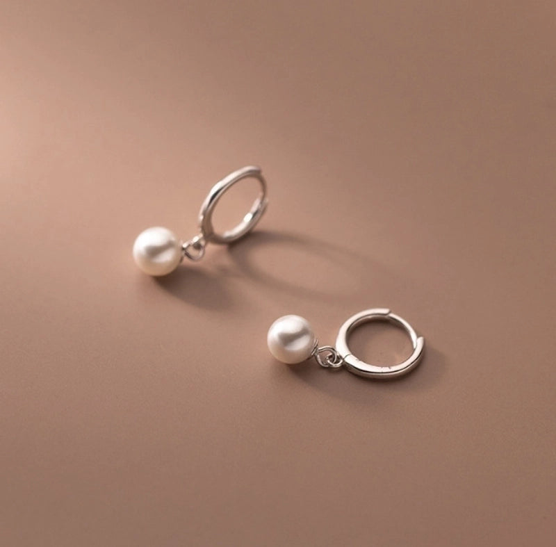 1 Pair Lady Classic Style Round Plating 304 Stainless Steel 18K Gold Plated Drop Earrings