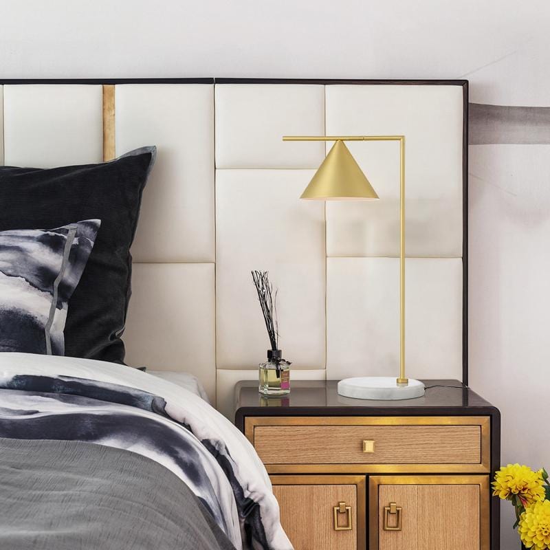 Clarice | Gold x Marble Table Lamp