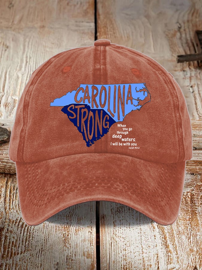 Men's and Women's Hurricane Helen Disaster Relief Washed and Distressed Hats