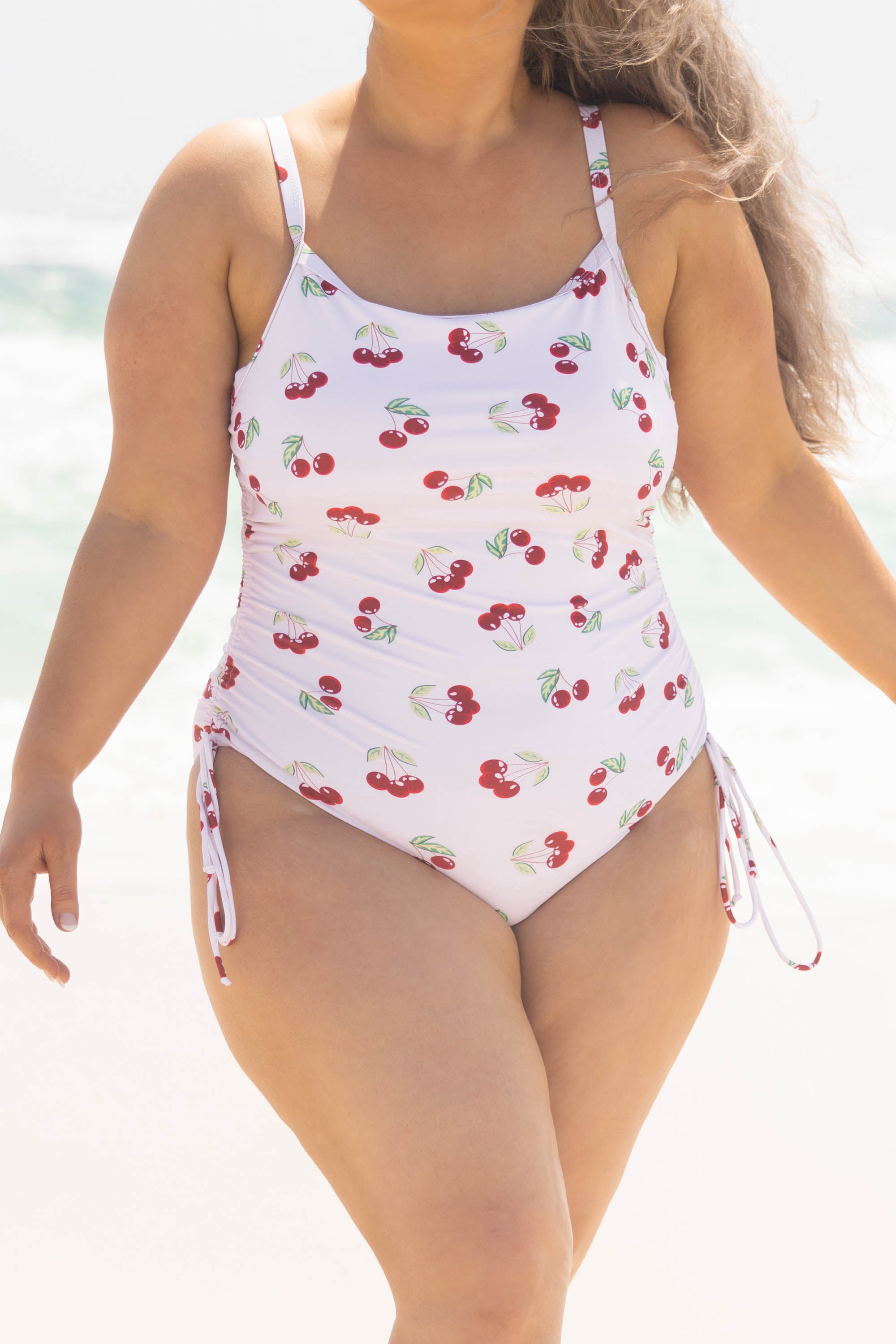 Salty But Sweet Swimsuit. Cherry