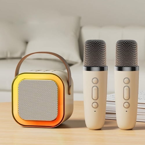 🎵Mini Karaoke Machine for Kids with Wireless Microphones