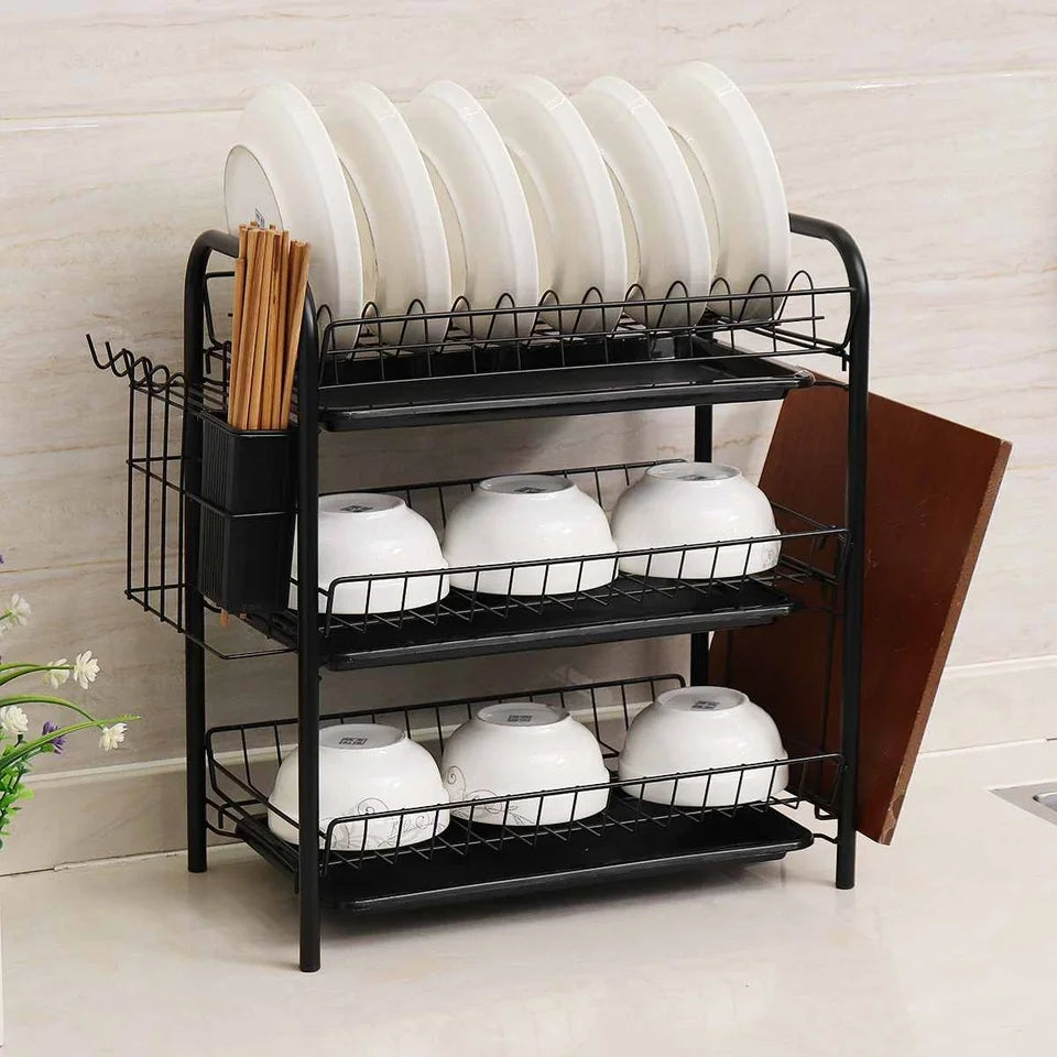 3 TIER DISH DRYING RACK