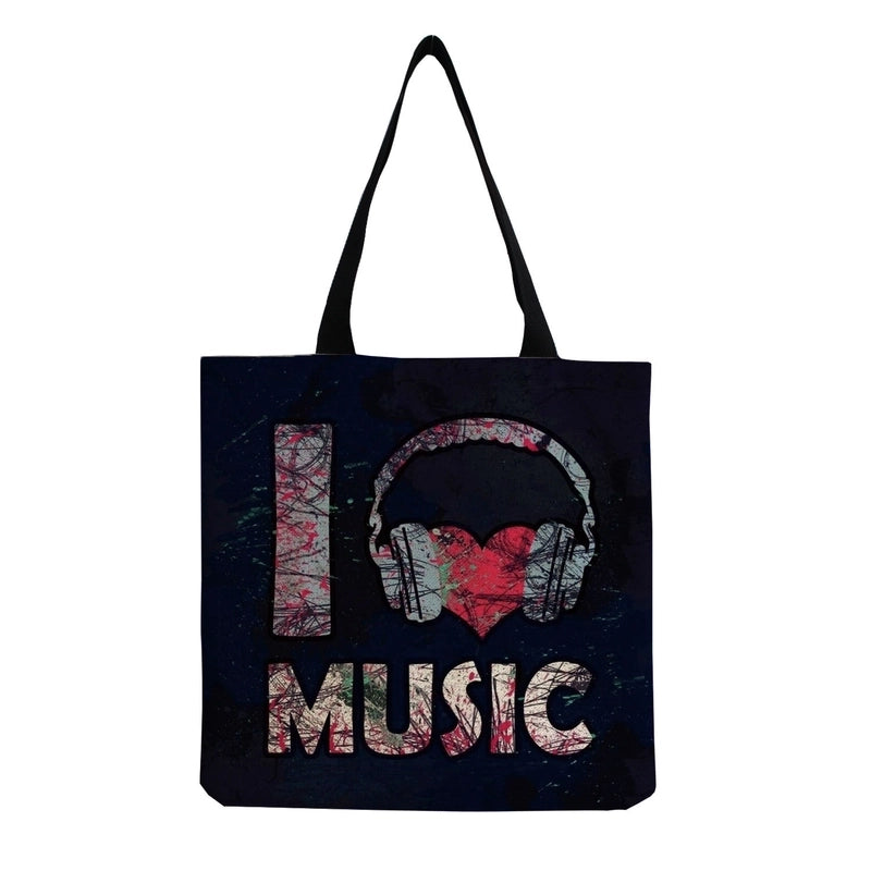 Unisex Fashion Starry Sky Butterfly Shopping Bags