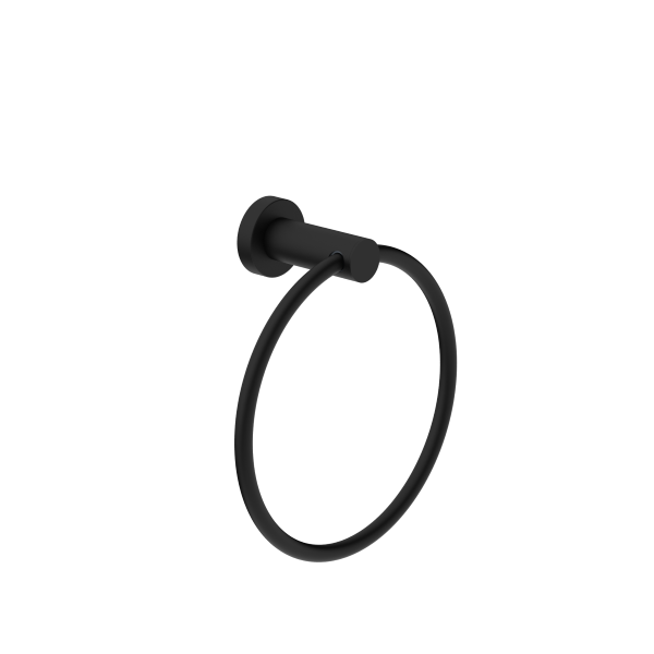 Nero New Dolce Towel Ring - Matte Black / NR2080MB