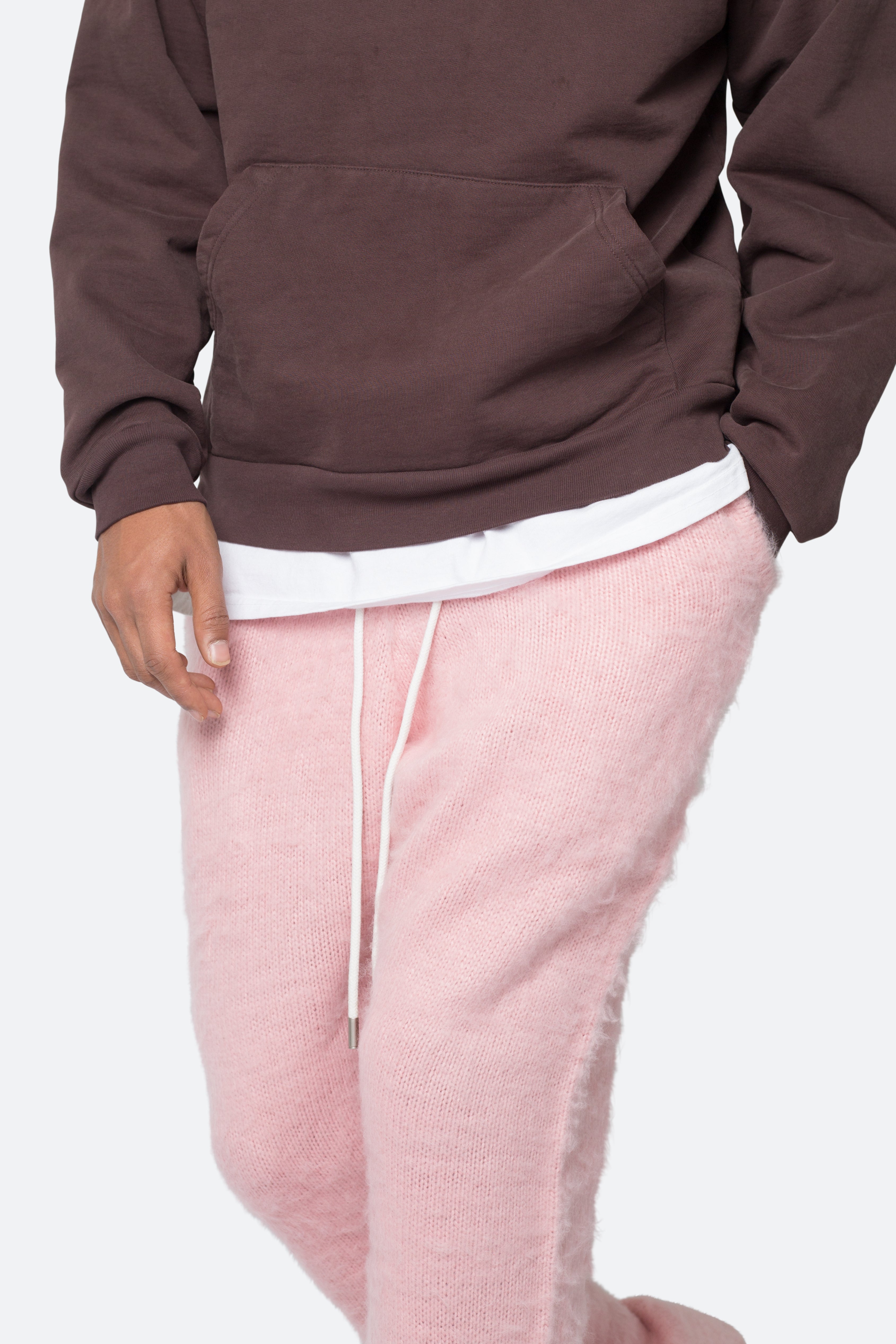 Fuzzy Sweatpants - Pink