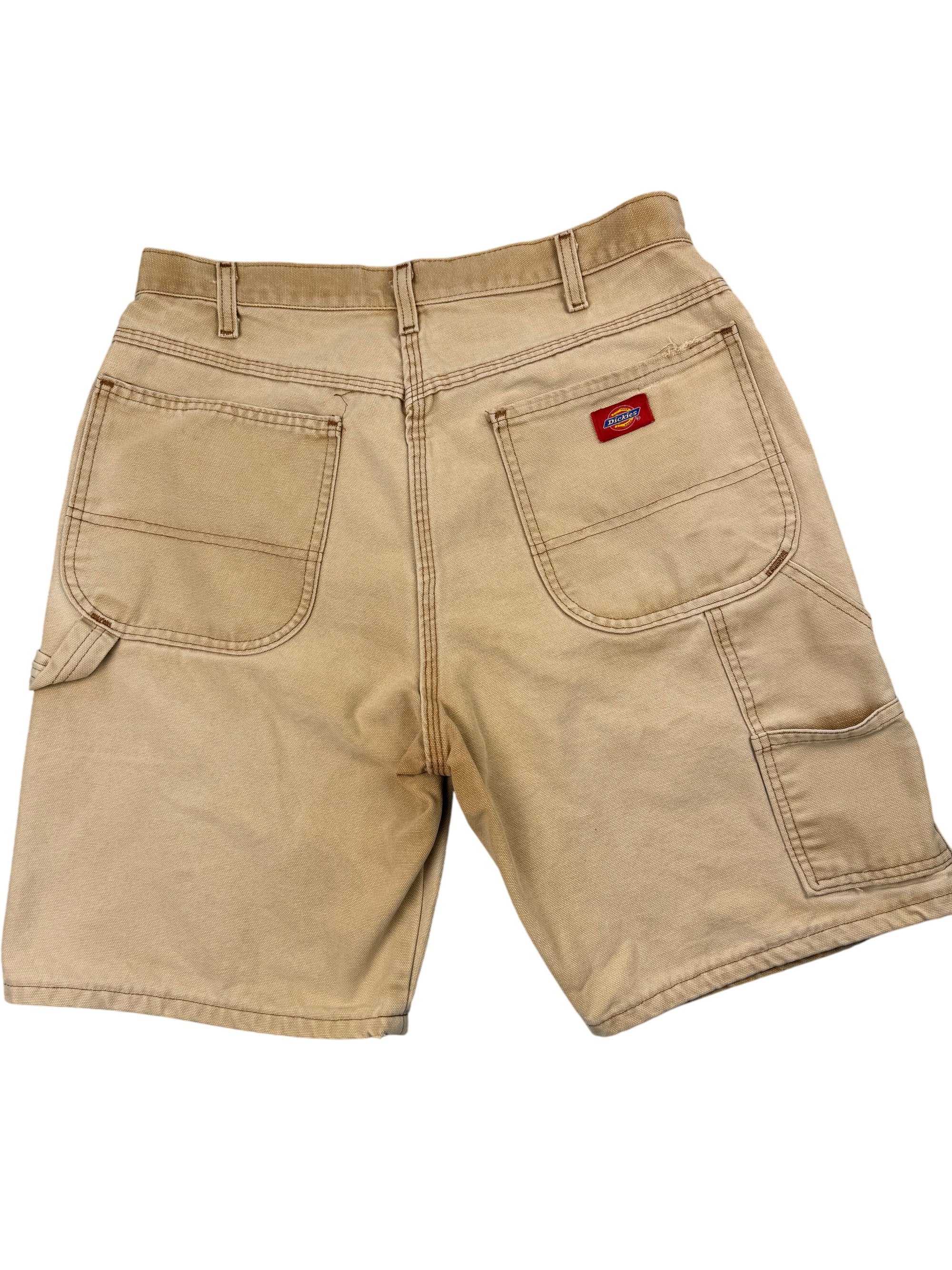 Dickies Beige Workwear Cargo Shorts