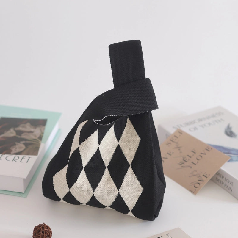 Women's Small Polyester Letter Floral Elegant Streetwear Square Open Handbag
