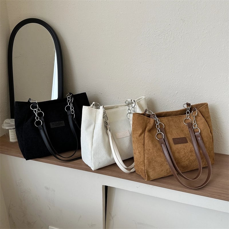 Women's  Solid Color Streetwear Square Zipper Shoulder Bag