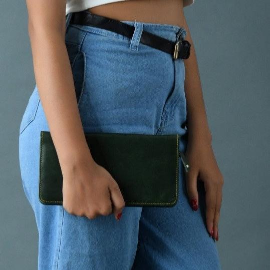 Women's Wallet- Olive Green