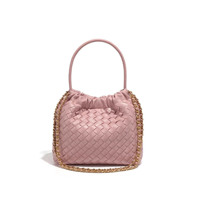 Women's Small Pu Leather Solid Color Streetwear Square Open Handbag